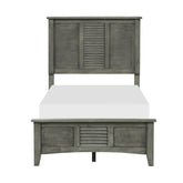 Homelegance Furniture Garcia Twin Panel Bed in Gray 2046T-1 Half Price Furniture