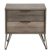 Homelegance Urbanite Nightstand in Tri-tone Gray 1604-4 Half Price Furniture