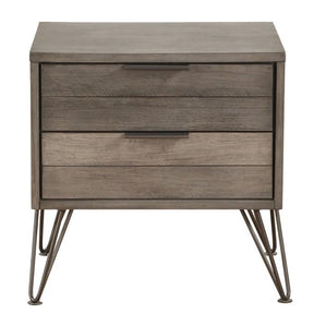 Homelegance Urbanite Nightstand in Tri-tone Gray 1604-4 Half Price Furniture