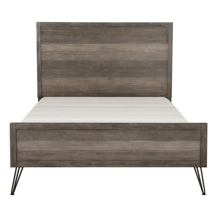 Homelegance Urbanite Full Panel Bed in Tri-tone Gray 1604F-1* Half Price Furniture