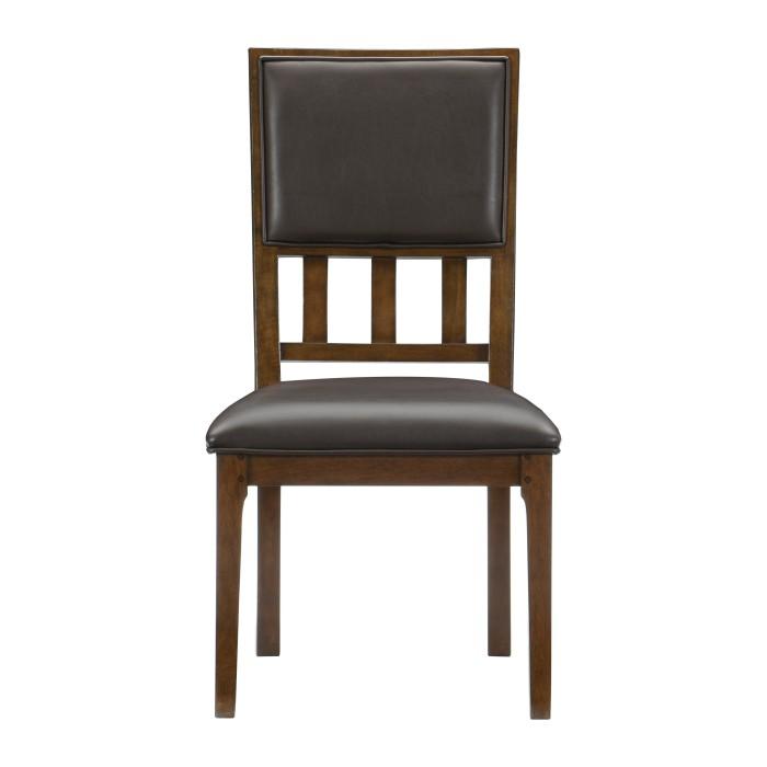 Homelegance Frazier Park Side Chair in Dark Cherry (Set of 2) Half Price Furniture