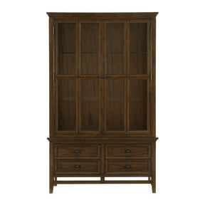 Homelegance Frazier Park Buffet and Hutch in Dark Cherry 1649-50* Half Price Furniture