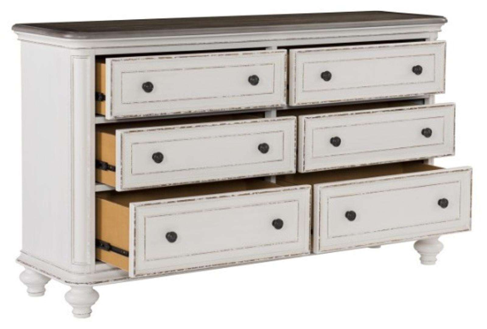 Homelegance Baylesford Dresser in Two Tone 1624W-5 - Half Price Furniture