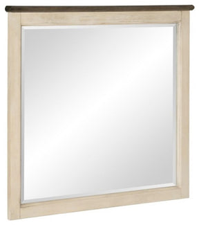 Homelegance Weaver Mirror in Antique white 1626-6 - Half Price Furniture