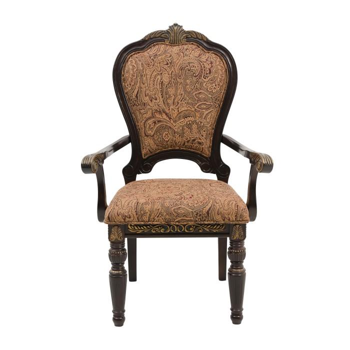 Homelegance Russian Hill Arm Chair in Cherry (Set of 2) Half Price Furniture