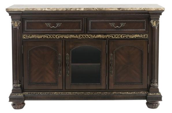 Homelegance Russian Hill Server in Cherry 1808-40 - Half Price Furniture