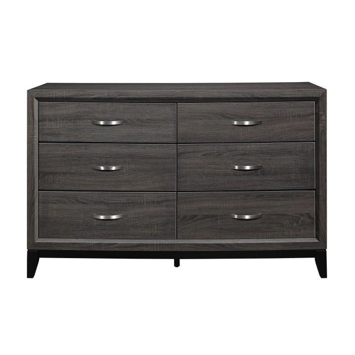 Homelegance Davi Dresser in Gray 1645-5 Half Price Furniture