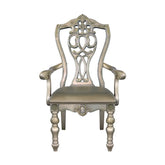 Homelegance Catalonia Arm Chair in Platinum Gold (Set of 2) Half Price Furniture