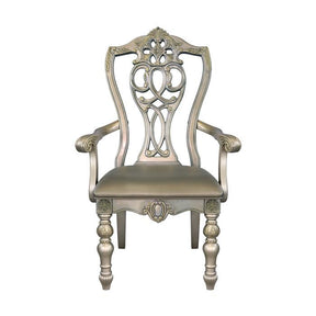 Homelegance Catalonia Arm Chair in Platinum Gold (Set of 2) Half Price Furniture