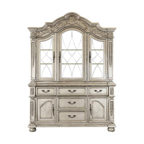 Homelegance Catalonia Buffet and Hutch in Platinum Gold 1824PG-50* Half Price Furniture