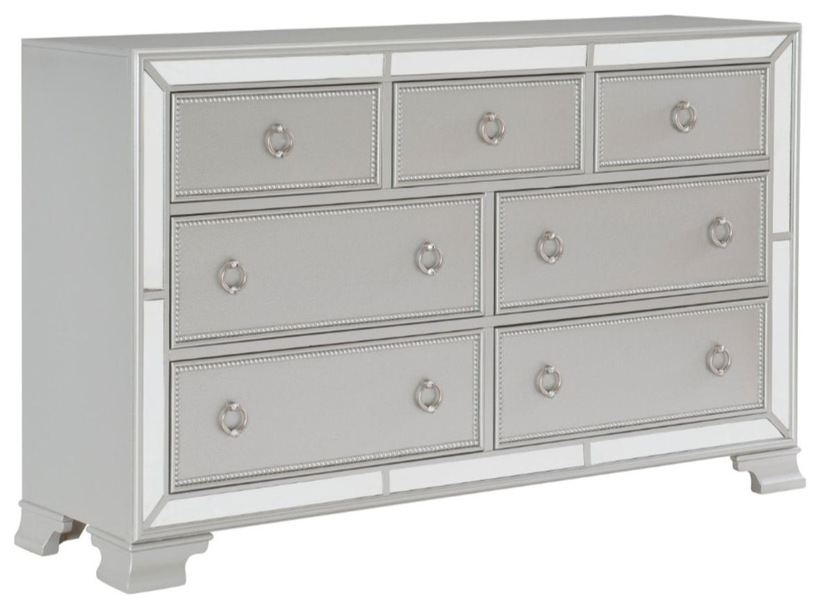 Homelegance Avondale Dresser in Silver 1646-5 Half Price Furniture