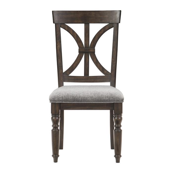 Homelegance Cardano Side Chair in Charcoal (Set of 2) Half Price Furniture