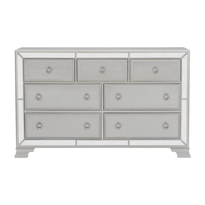 Homelegance Avondale Dresser in Silver 1646-5 Half Price Furniture