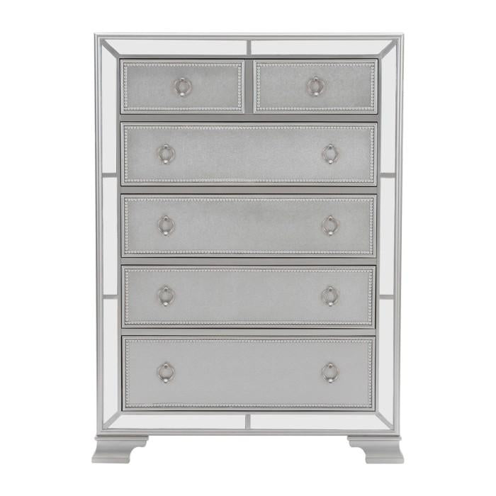 Homelegance Avondale Chest in Silver 1646-9 Half Price Furniture