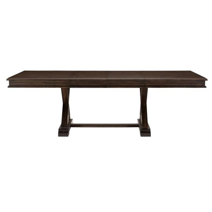 Homelegance Cardano Dining Table in Charcoal 1689-96* Half Price Furniture