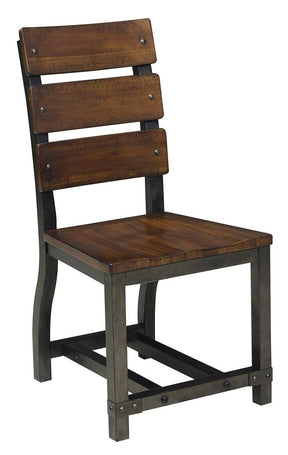 Homelegance Holverson Side Chair in Rustic Brown (Set of 2) - Half Price Furniture