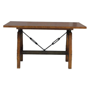 Homelegance Holverson Counter Height Table in Rustic Brown 1715-36 Half Price Furniture