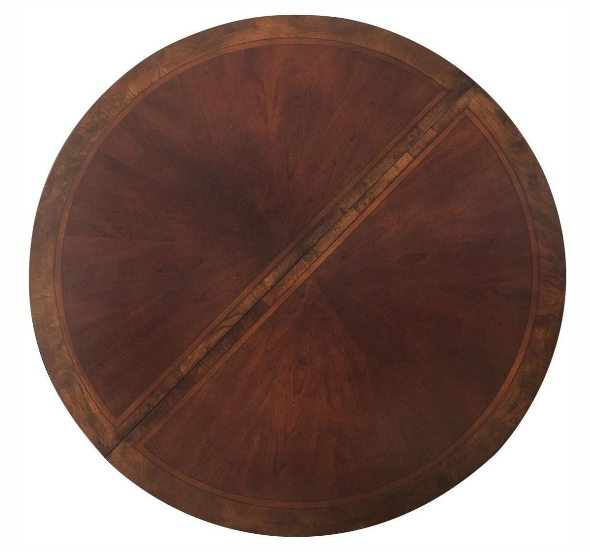 Homelegance Deryn Park Round Dining Table in Dark Cherry 2243-76* - Half Price Furniture