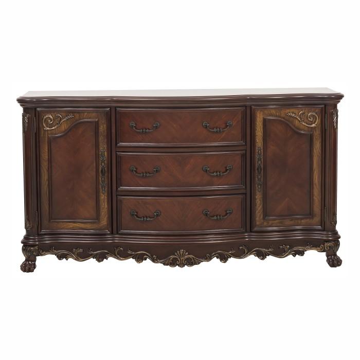 Homelegance Deryn Park Buffet/Server in Dark Cherry 2243-55 Half Price Furniture