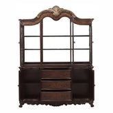 Homelegance Deryn Park Buffet and Hutch in Dark Cherry 2243-50* Half Price Furniture