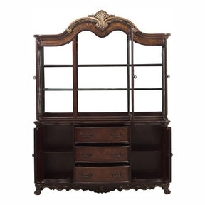 Homelegance Deryn Park Buffet and Hutch in Dark Cherry 2243-50* Half Price Furniture