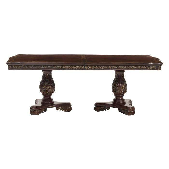 Homelegance Deryn Park Dining Table in Dark Cherry 2243-114* Half Price Furniture