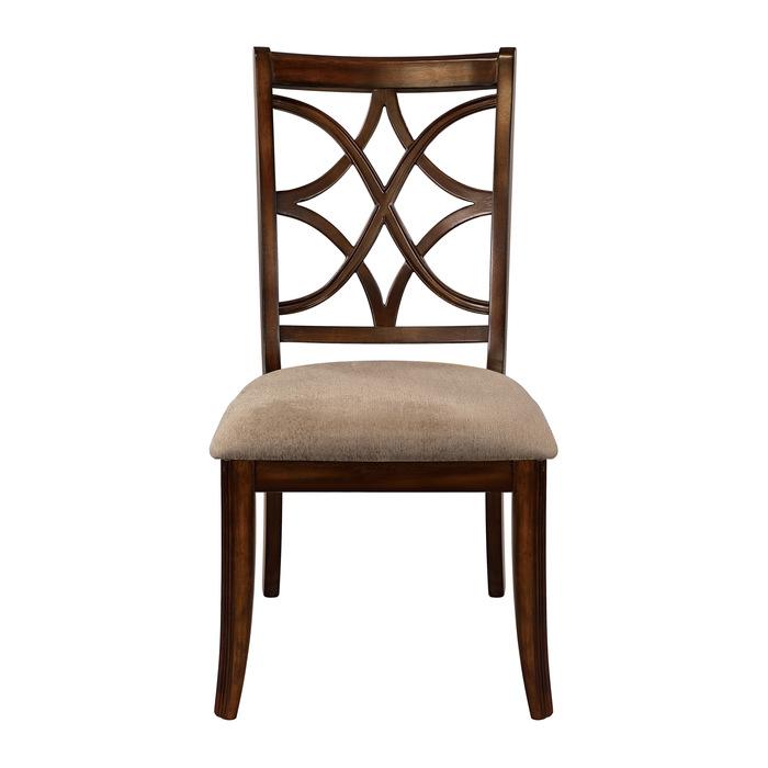 Homelegance Keegan Side Chair in Cherry (Set of 2) Half Price Furniture