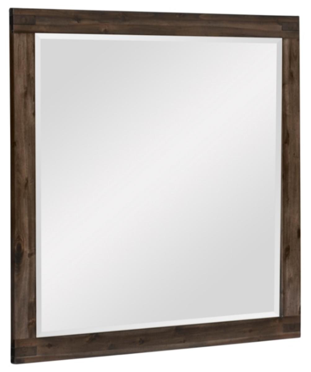 Homelegance Parnell Mirror in Rustic Cherry 1648-6 - Half Price Furniture