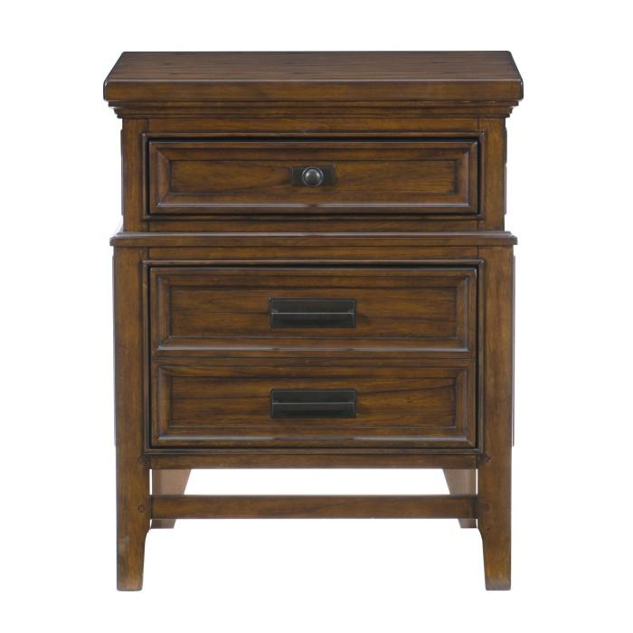 Homelegance Frazier Nightstand in Dark Cherry 1649-4 Half Price Furniture