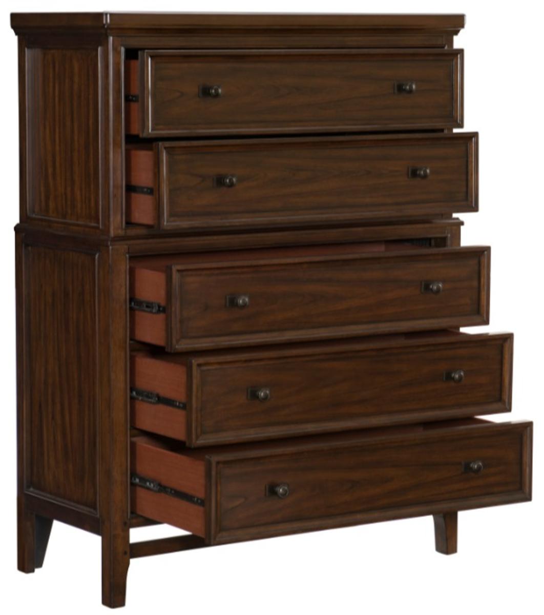 Homelegance Frazier Chest in Dark Cherry 1649-9 - Chest - Half Price Furniture