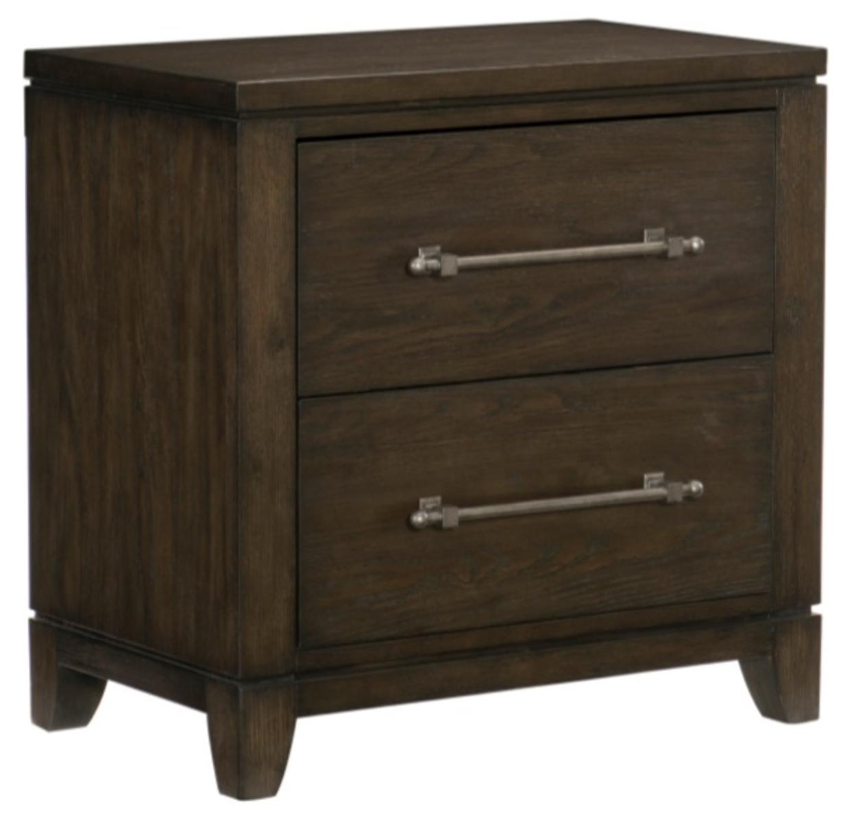 Homelegance Griggs Nightstand in Dark Brown 1669-4 - Half Price Furniture