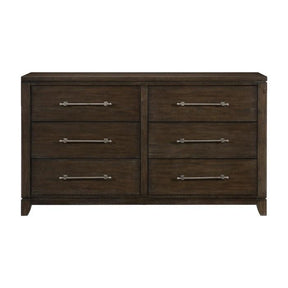 Homelegance Griggs Dresser in Dark Brown 1669-5 Half Price Furniture