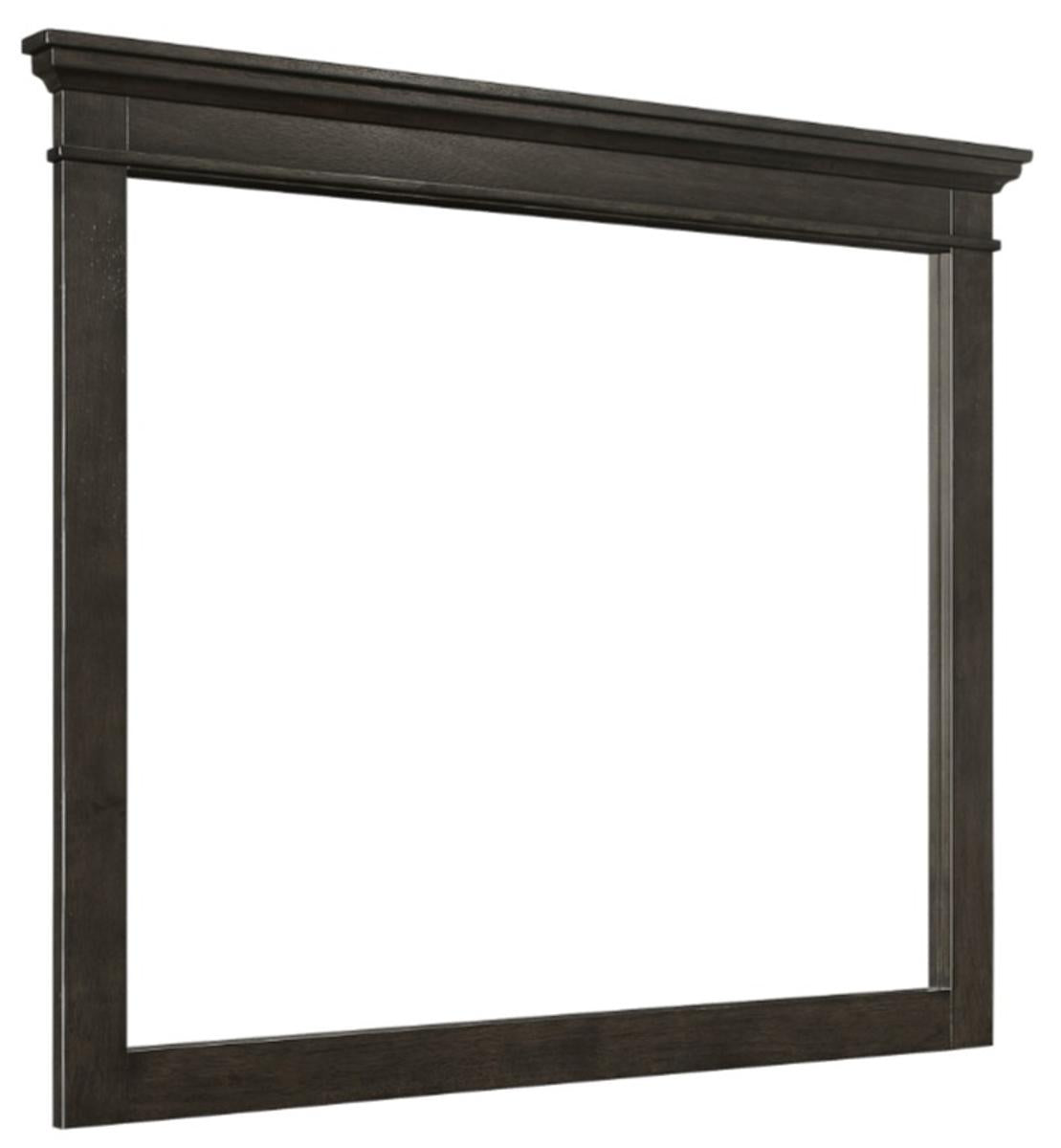 Homelegance Blaire Farm Mirror in Saddle Brown Wood 1675-6 - Mirror - Half Price Furniture