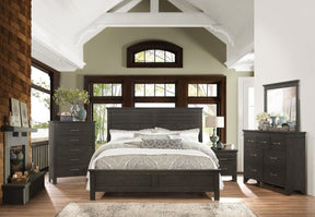 Homelegance Blaire Farm Full Panel Bed in Saddle Brown Wood 1675F-1* - Half Price Furniture