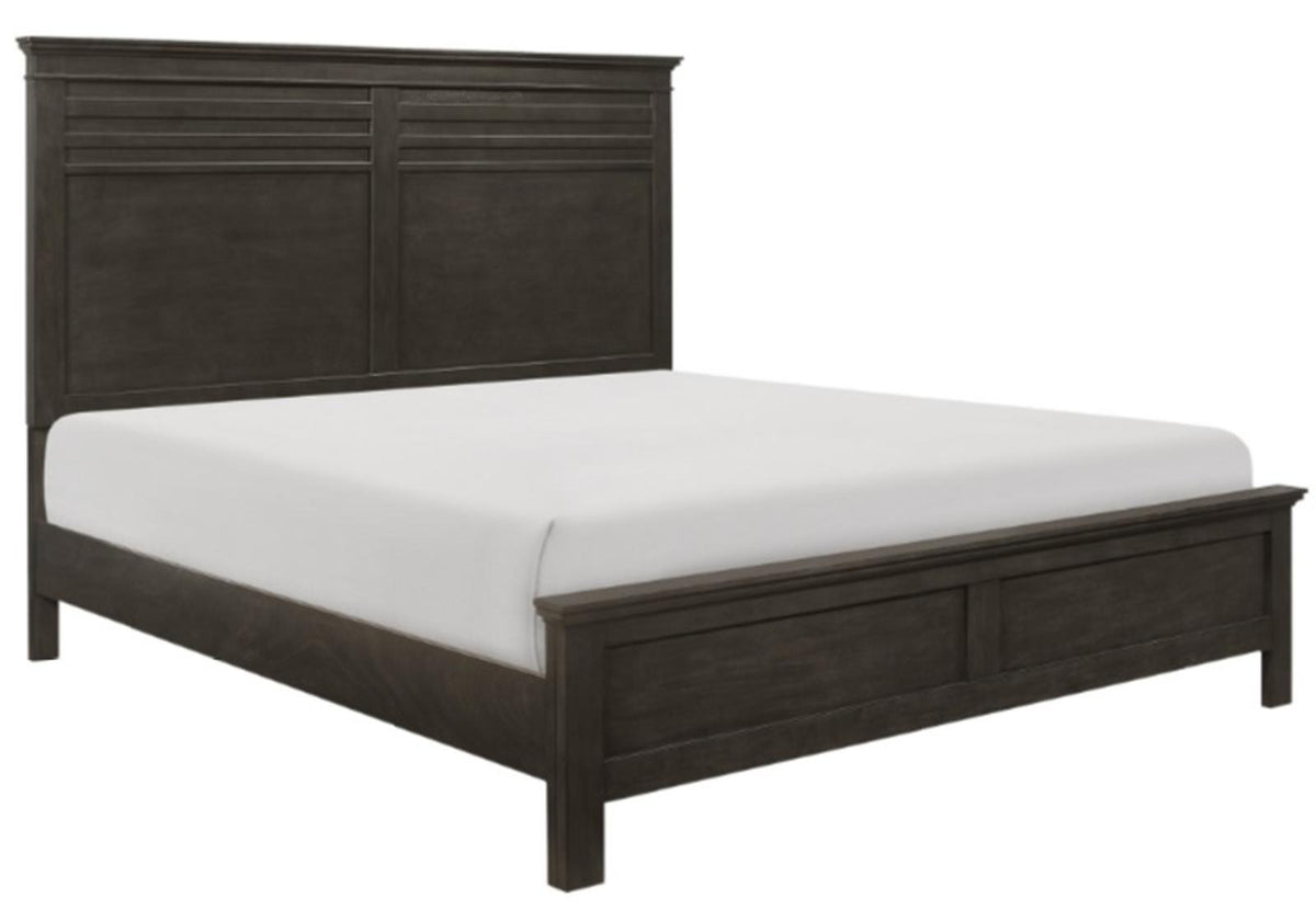 Homelegance Blaire Farm Full Panel Bed in Saddle Brown Wood 1675F-1* - Half Price Furniture