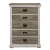 Homelegance Arcadia Chest in White & Weathered Gray 1677-9 Half Price Furniture