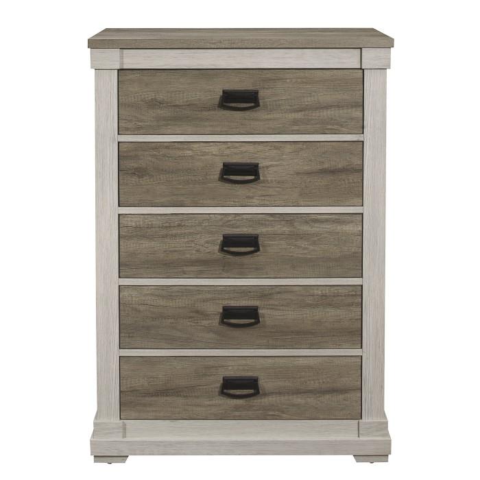 Homelegance Arcadia Chest in White & Weathered Gray 1677-9 Half Price Furniture