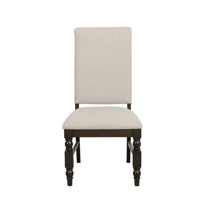 Homelegance Yates Side Chair in Dark Oak (Set of 2) Half Price Furniture