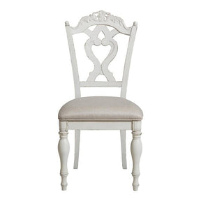 Homelegance Cinderella Chair in Antique White with Grey Rub-Through 1386NW-11C Half Price Furniture