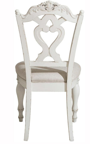 Homelegance Cinderella Chair in Antique White with Grey Rub-Through 1386NW-11C - Half Price Furniture