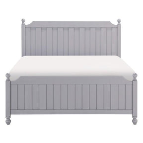 Homelegance Wellsummer Full Panel Bed in Gray 1803GYF-1* Half Price Furniture