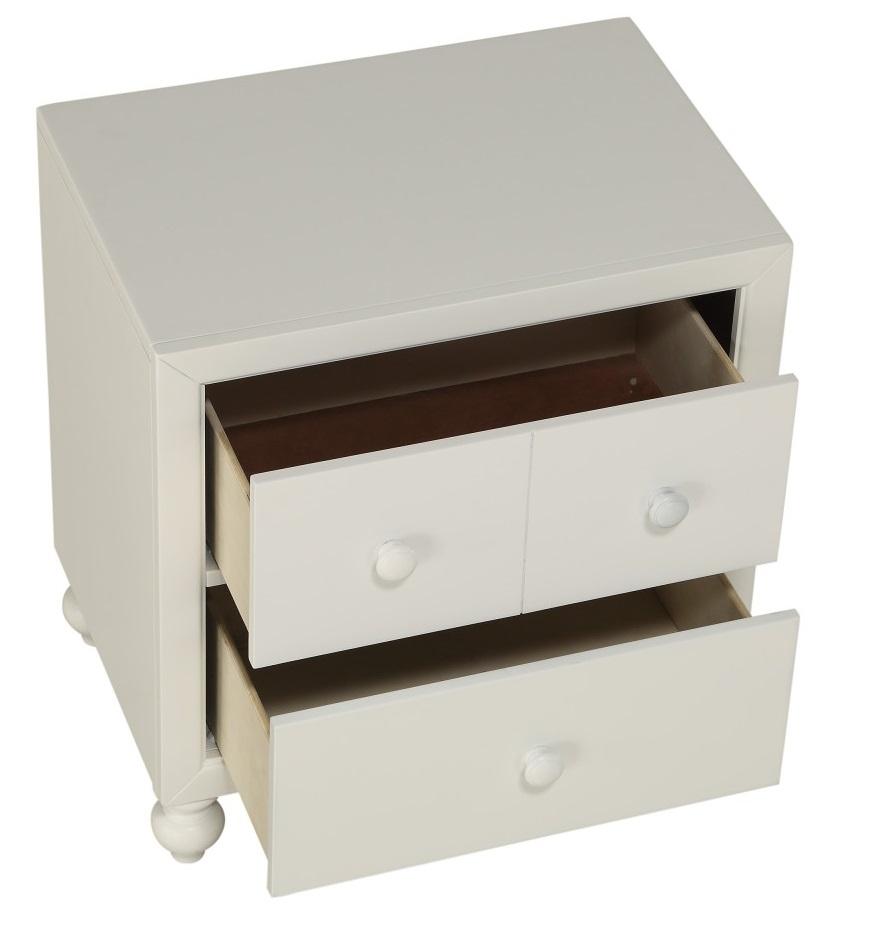 Homelegance Wellsummer 2 Drawer Nightstand in Gray 1803GY-4 - Half Price Furniture