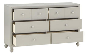 Homelegance Wellsummer 6 Drawer Dresser in Gray 1803GY-5 - Half Price Furniture