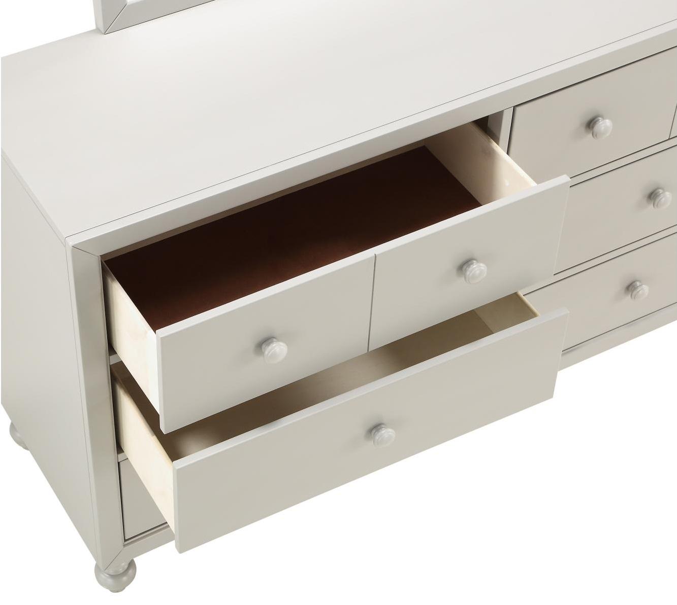 Homelegance Wellsummer 6 Drawer Dresser in Gray 1803GY-5 - Half Price Furniture