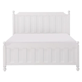 Homelegance Wellsummer Full Panel Bed in White 1803WF-1* Half Price Furniture