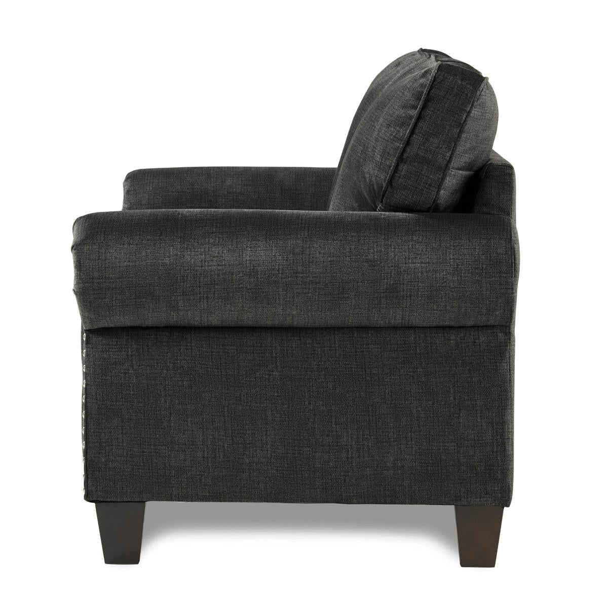 Homelegance Furniture Cornelia Chair in Dark Gray 8216DG-1 - Chair - Half Price Furniture