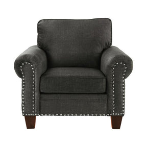 Homelegance Furniture Cornelia Chair in Dark Gray 8216DG-1 Half Price Furniture