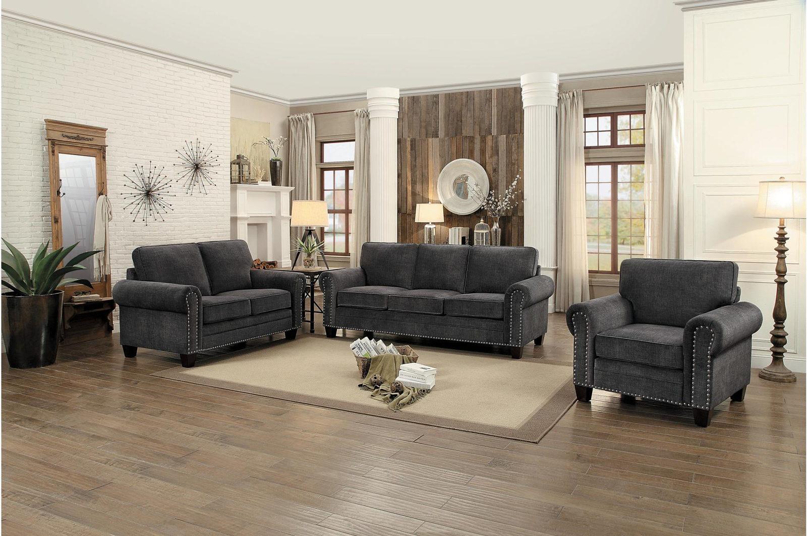 Homelegance Furniture Cornelia Chair in Dark Gray 8216DG-1 - Half Price Furniture