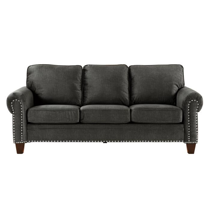 Homelegance Furniture Cornelia Sofa in Dark Gray 8216DG-3 Half Price Furniture