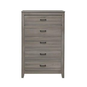 Homelegance Waldorf 5 Drawer Chest in Dark Gray 1902-9 Half Price Furniture